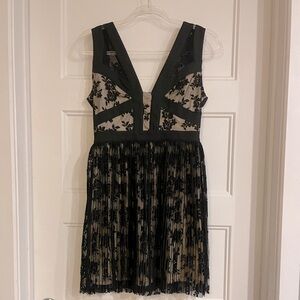 Black Lace Dress formalwear size 12